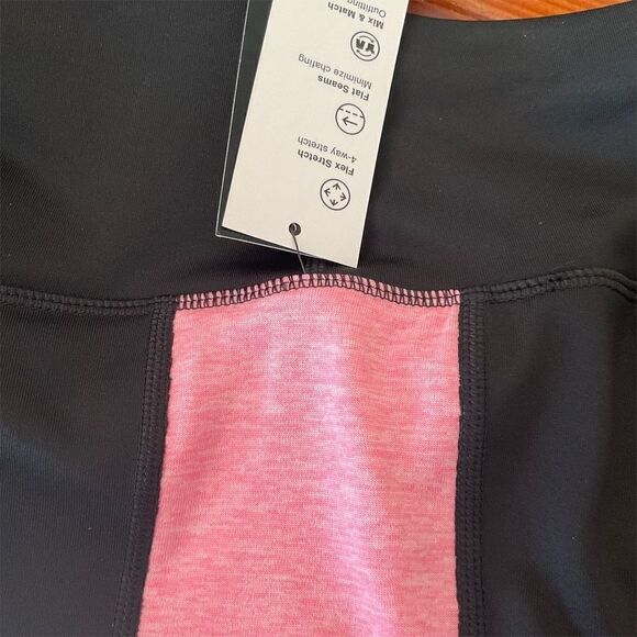 IDEOLOGY Fitness Pants Black and Pink. Size XS NWT - Picture 9 of 12